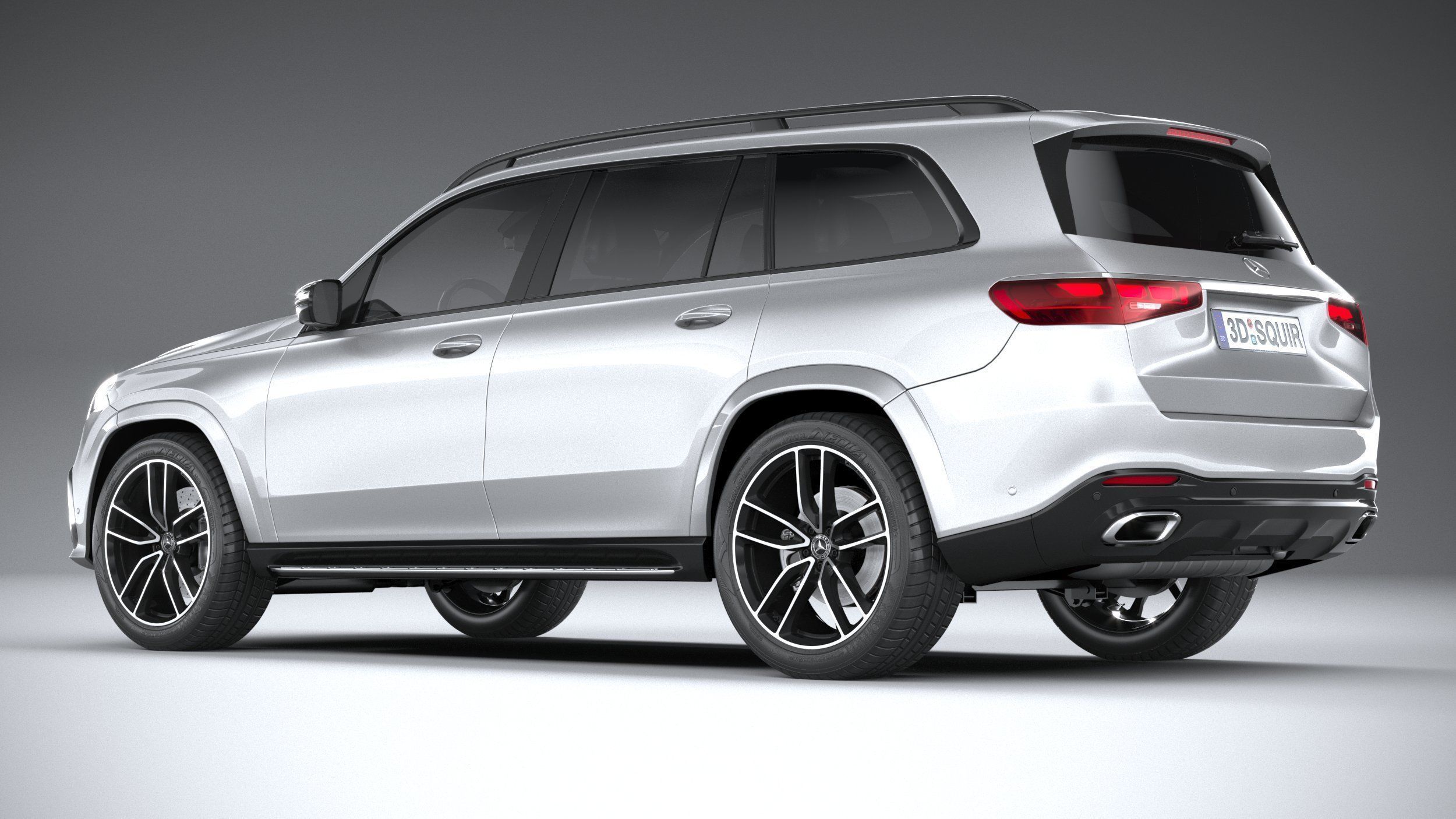 Mercedes-Benz GLS AMG Line 2024 3D model_5