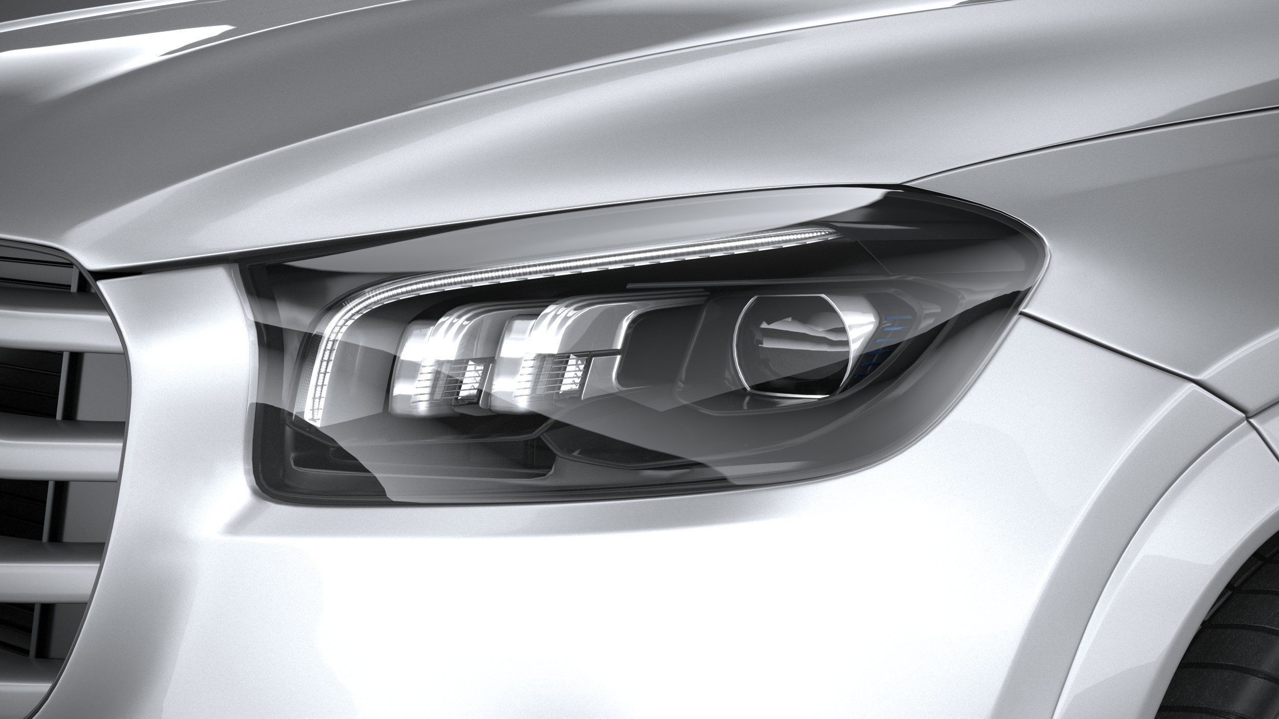 Mercedes-Benz GLS AMG Line 2024 3D model_14