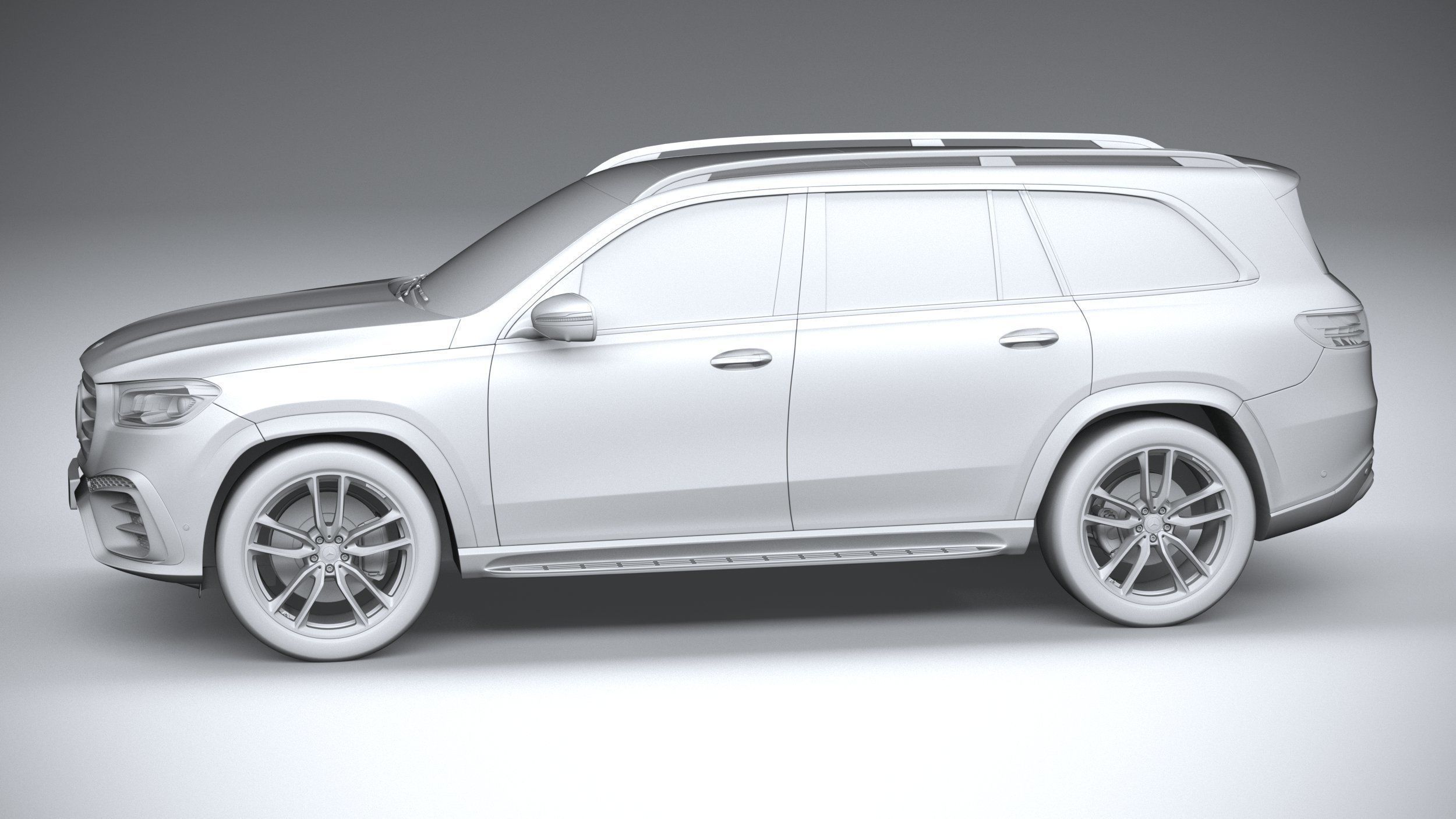 Mercedes-Benz GLS AMG Line 2024 3D model_22