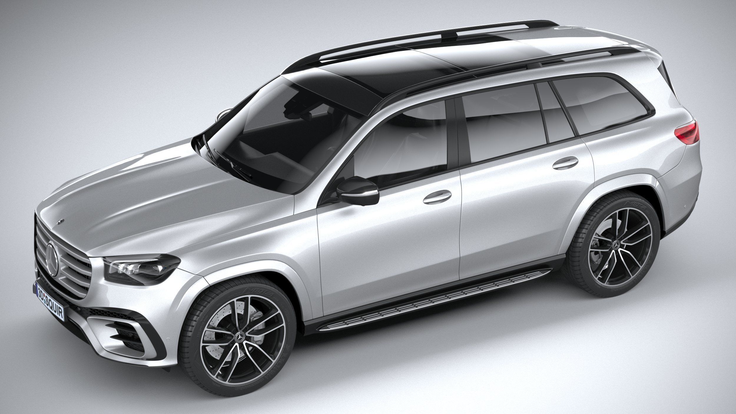 Mercedes-Benz GLS AMG Line 2024 3D model_7