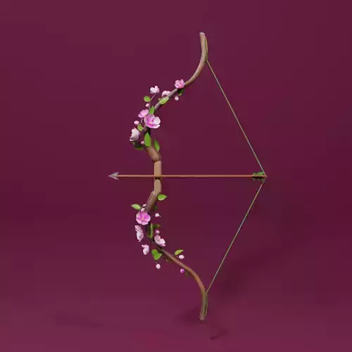 Bloom Bow lowpoly