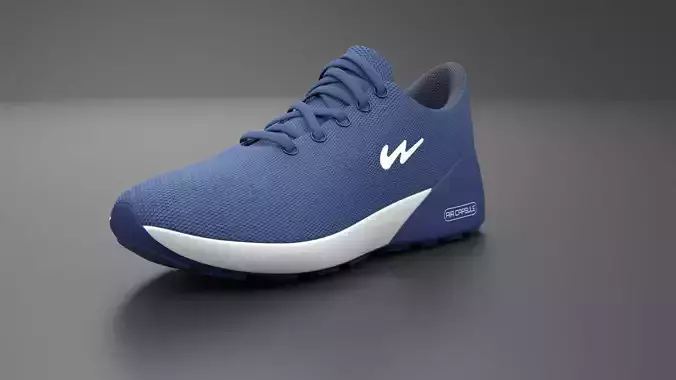 Campus Running shoes 3D model