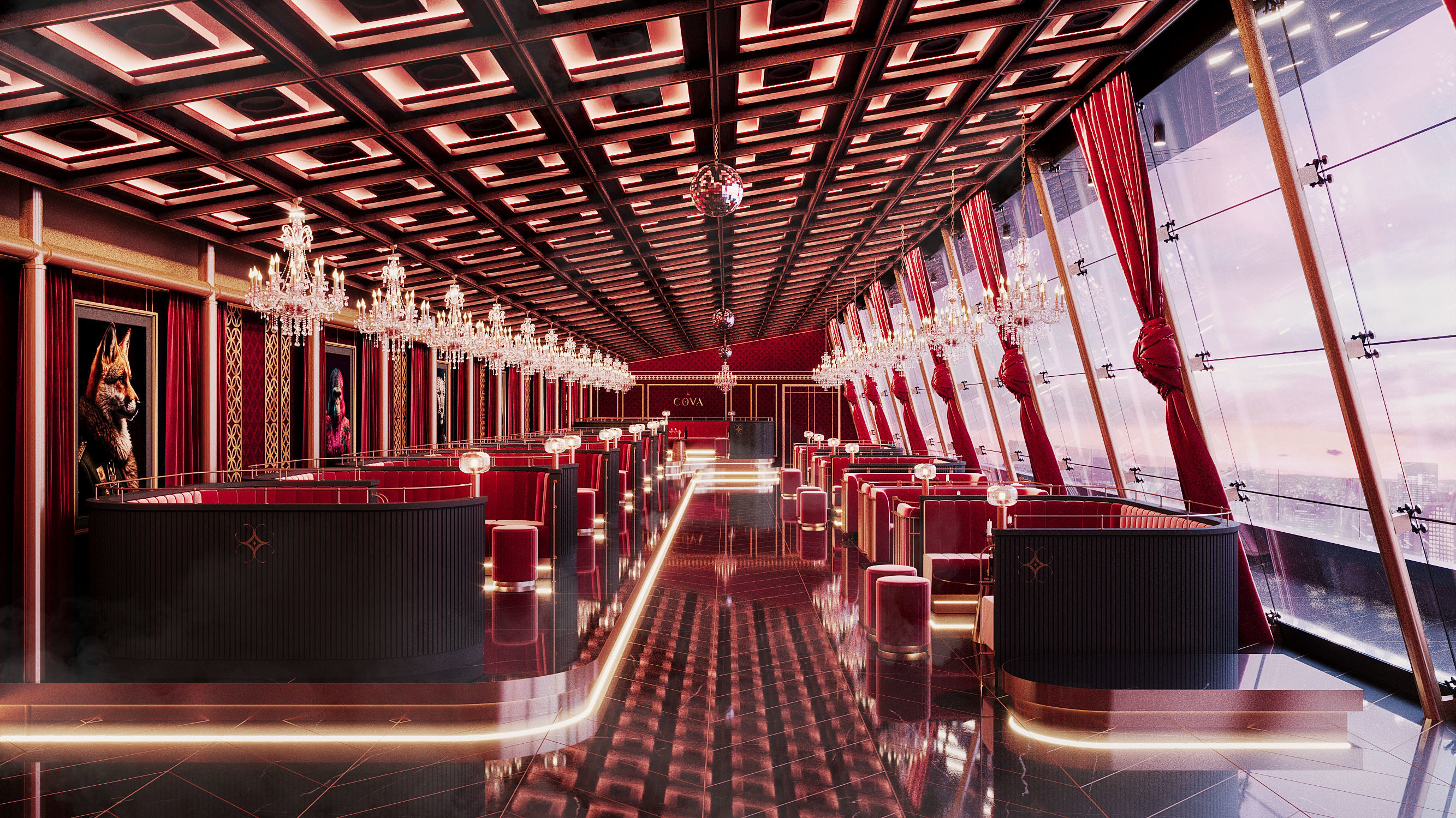 Club restaurant interior model 3D model | CGTrader