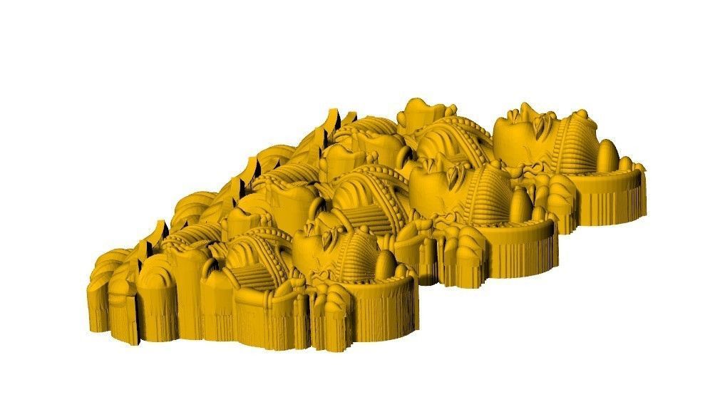 Laxmi god 3D print model_2