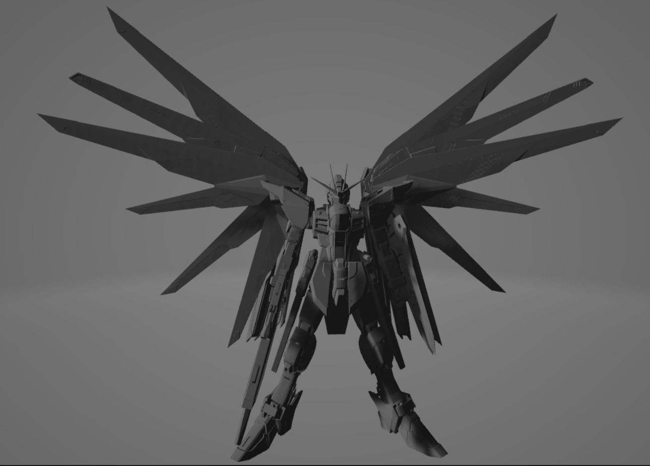 GUNDAM STRIKE FREEDOM FIGURE 3D model_1