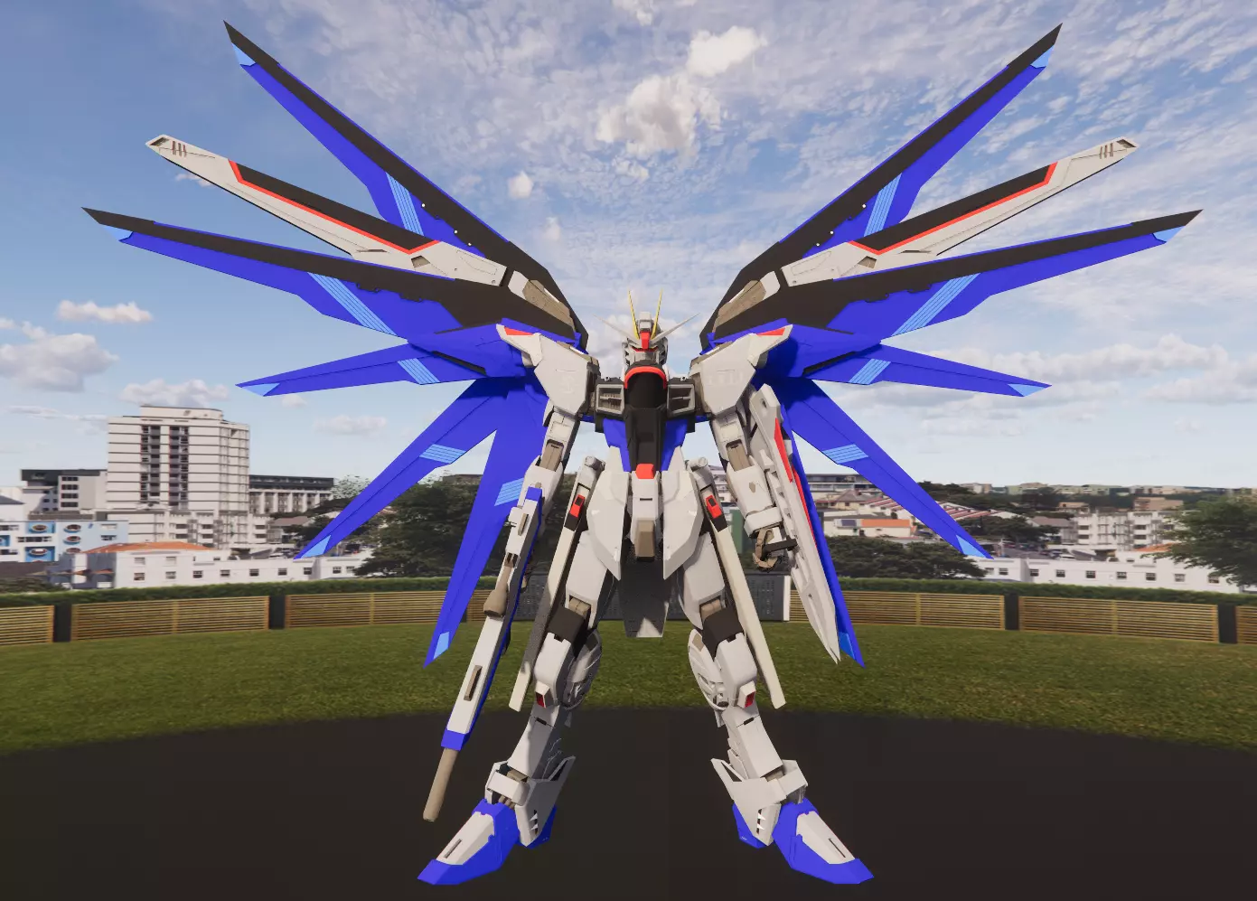 GUNDAM STRIKE FREEDOM FIGURE 3D model_0