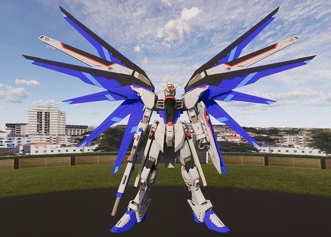GUNDAM STRIKE FREEDOM FIGURE 3D model
