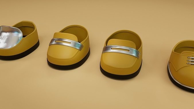 Cartoon shoes 3D model