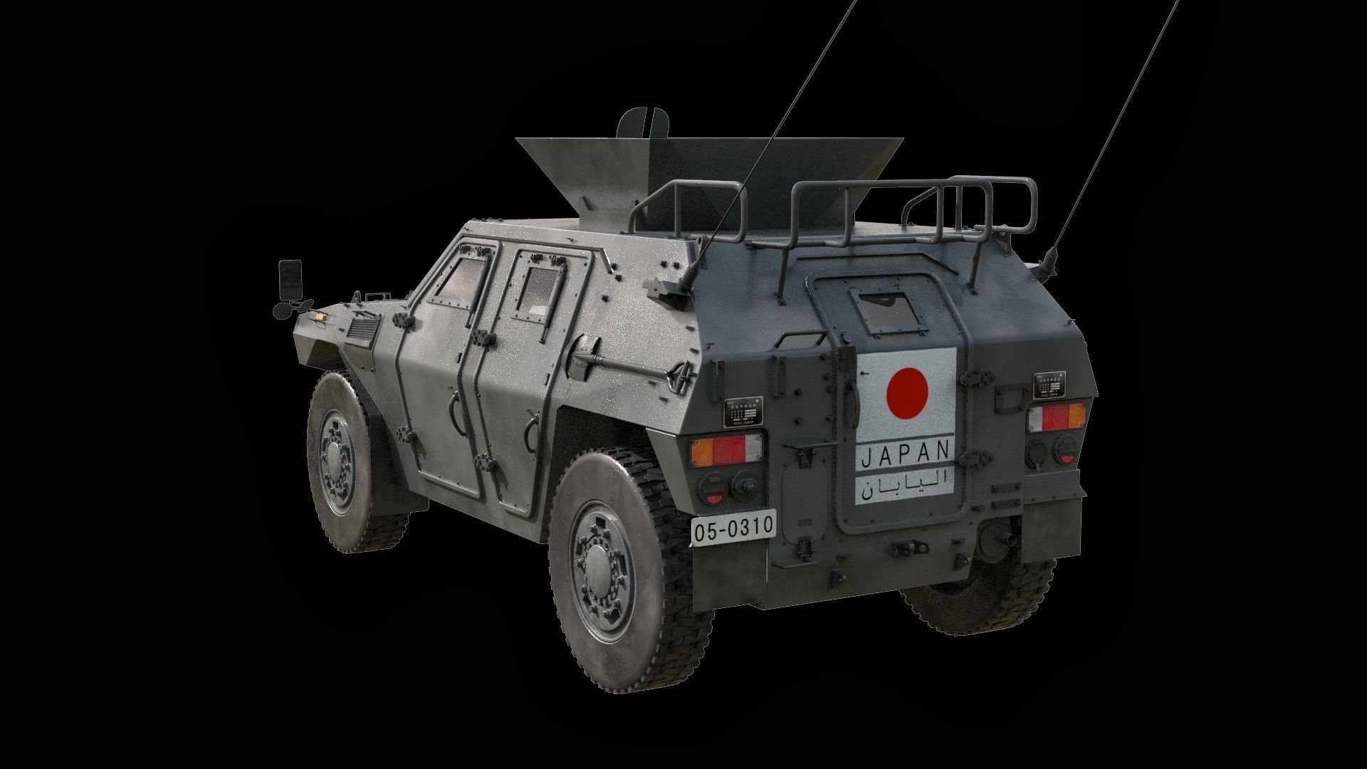 Light Armored Mobility Vehicle 3D model_2
