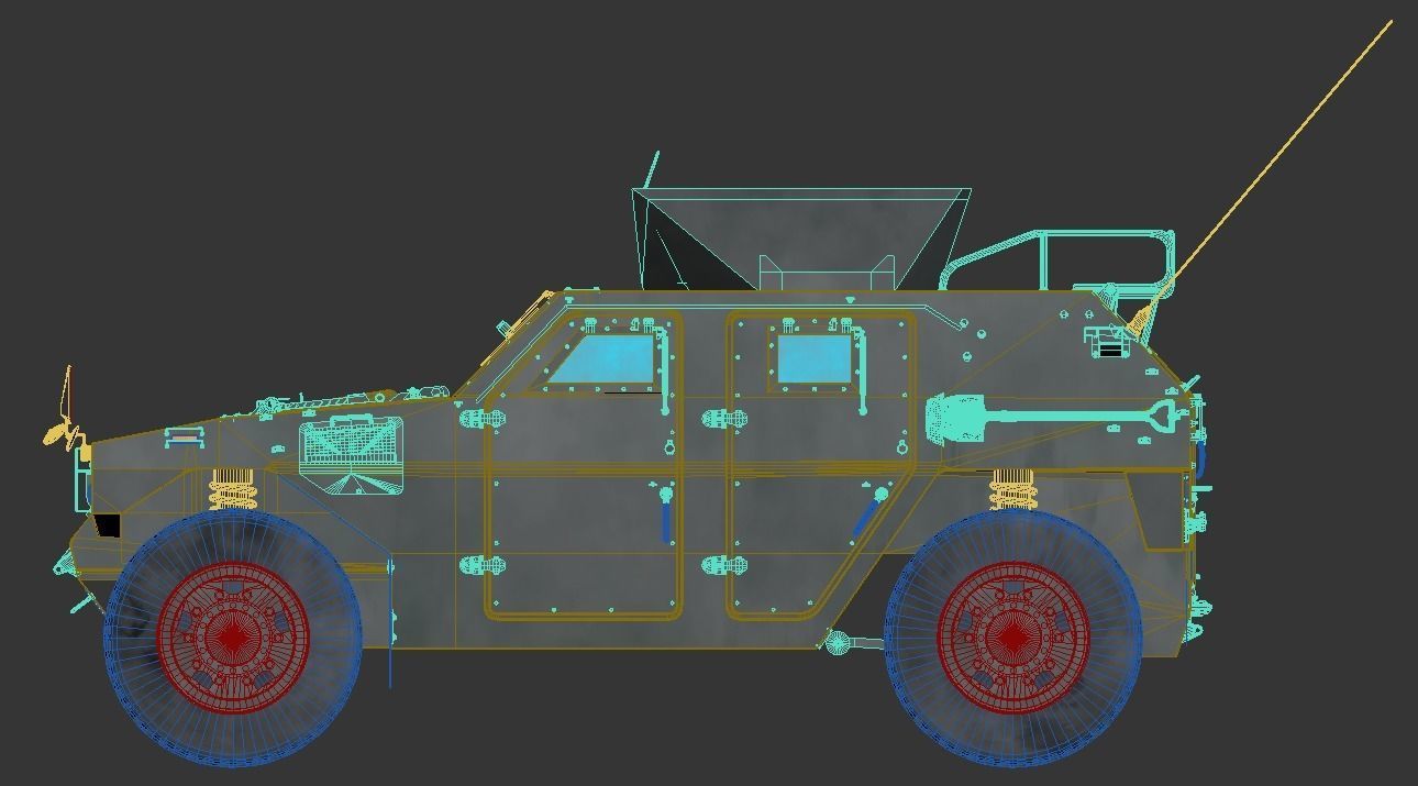 Light Armored Mobility Vehicle 3D model_6