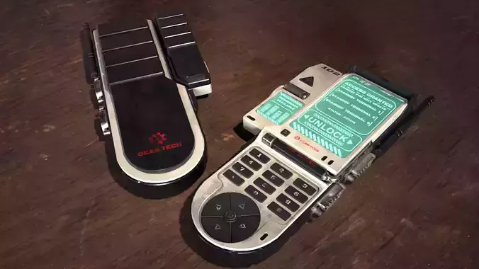 Game ready Sci fi mobile device