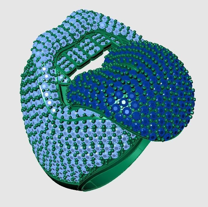 lip ring 3D print model_9