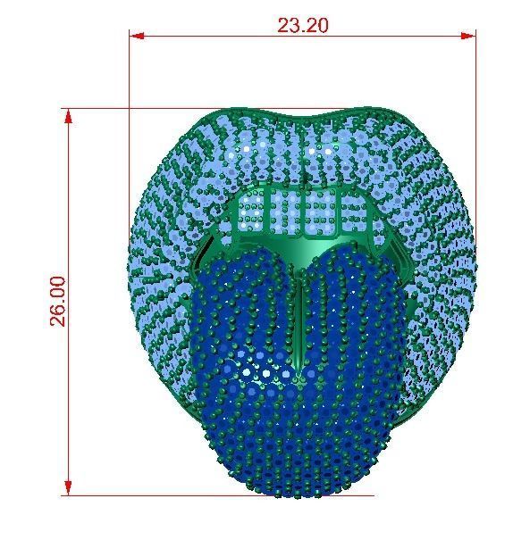 lip ring 3D print model_2