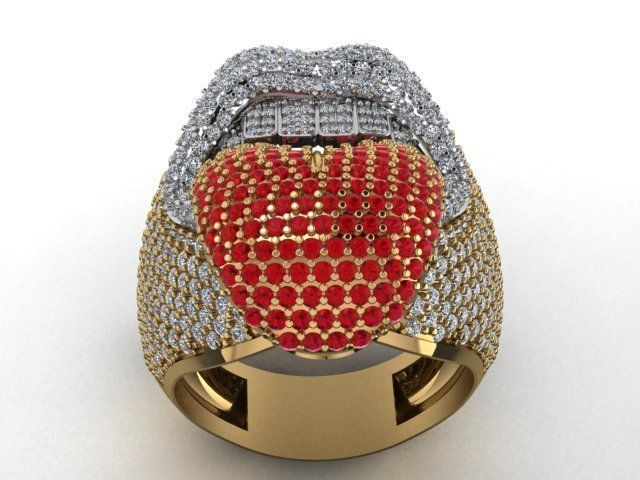 lip ring 3D print model_15