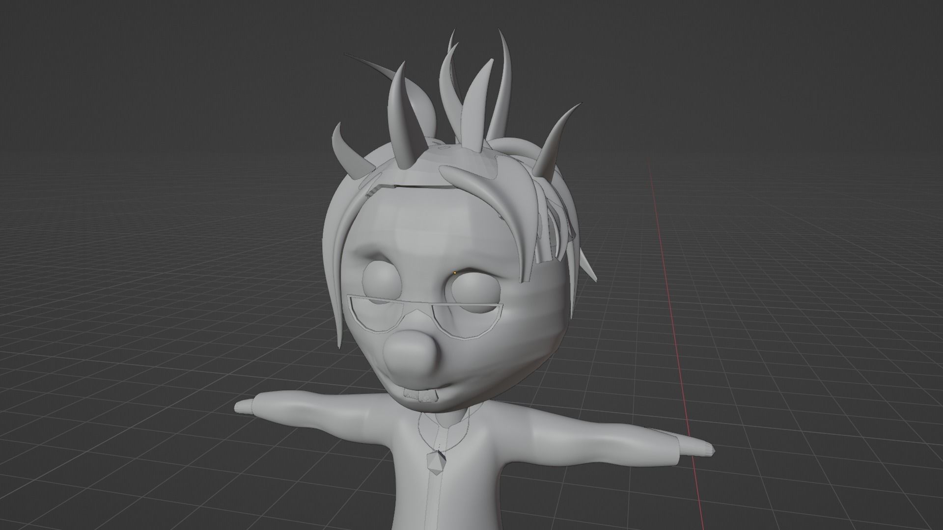 Low Poly Alchemy Table And Character Low-poly 3D model_9