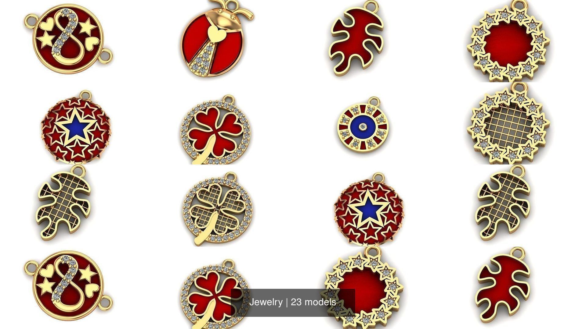 Jewelry 3D Model Collection_1