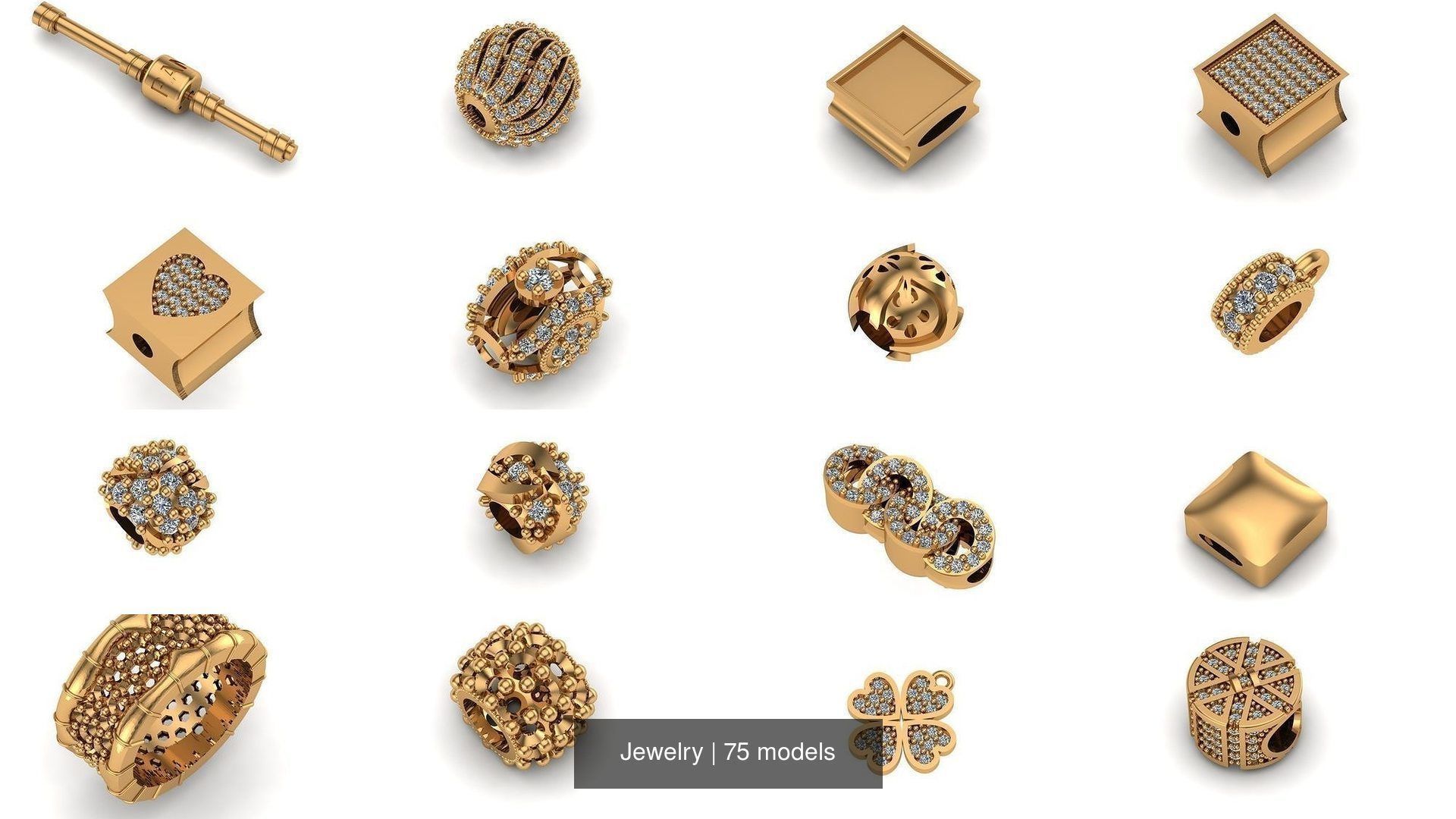 Jewelry 3D Model Collection_1