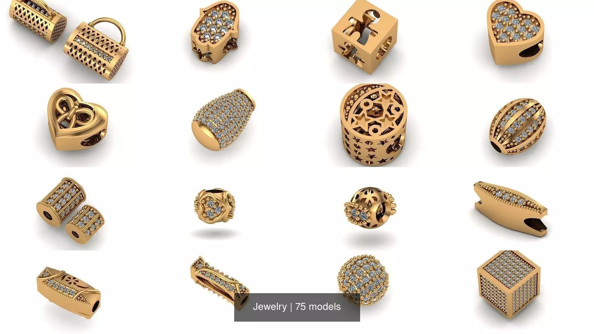 Jewelry 3D Model Collection_0
