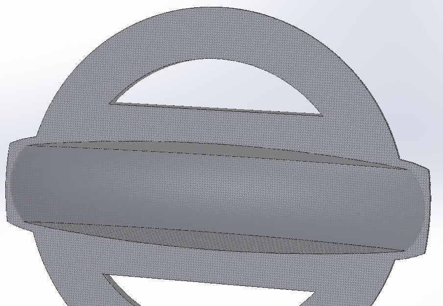 Nissan 370z front and rear Z emblem badge 3D print model_7