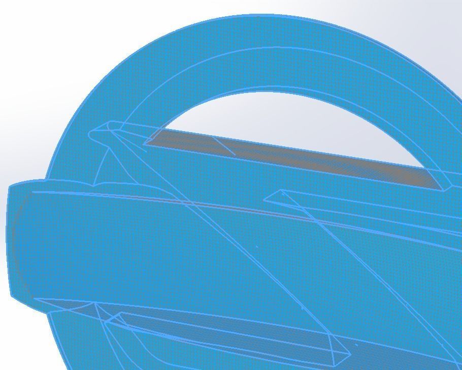 Nissan 370z front and rear Z emblem badge 3D print model_6