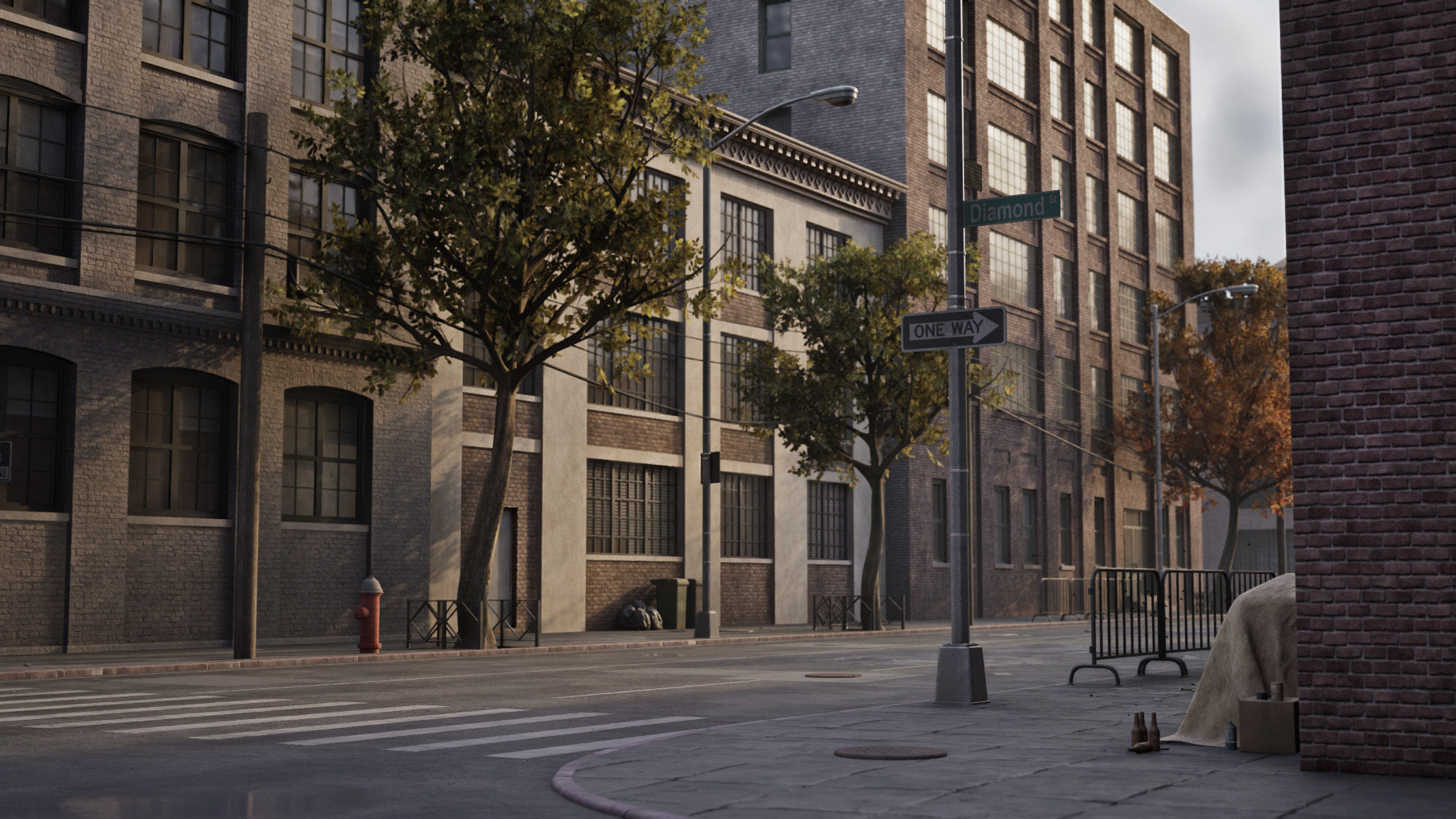 Industrial City Pack Low-poly 3D model_12