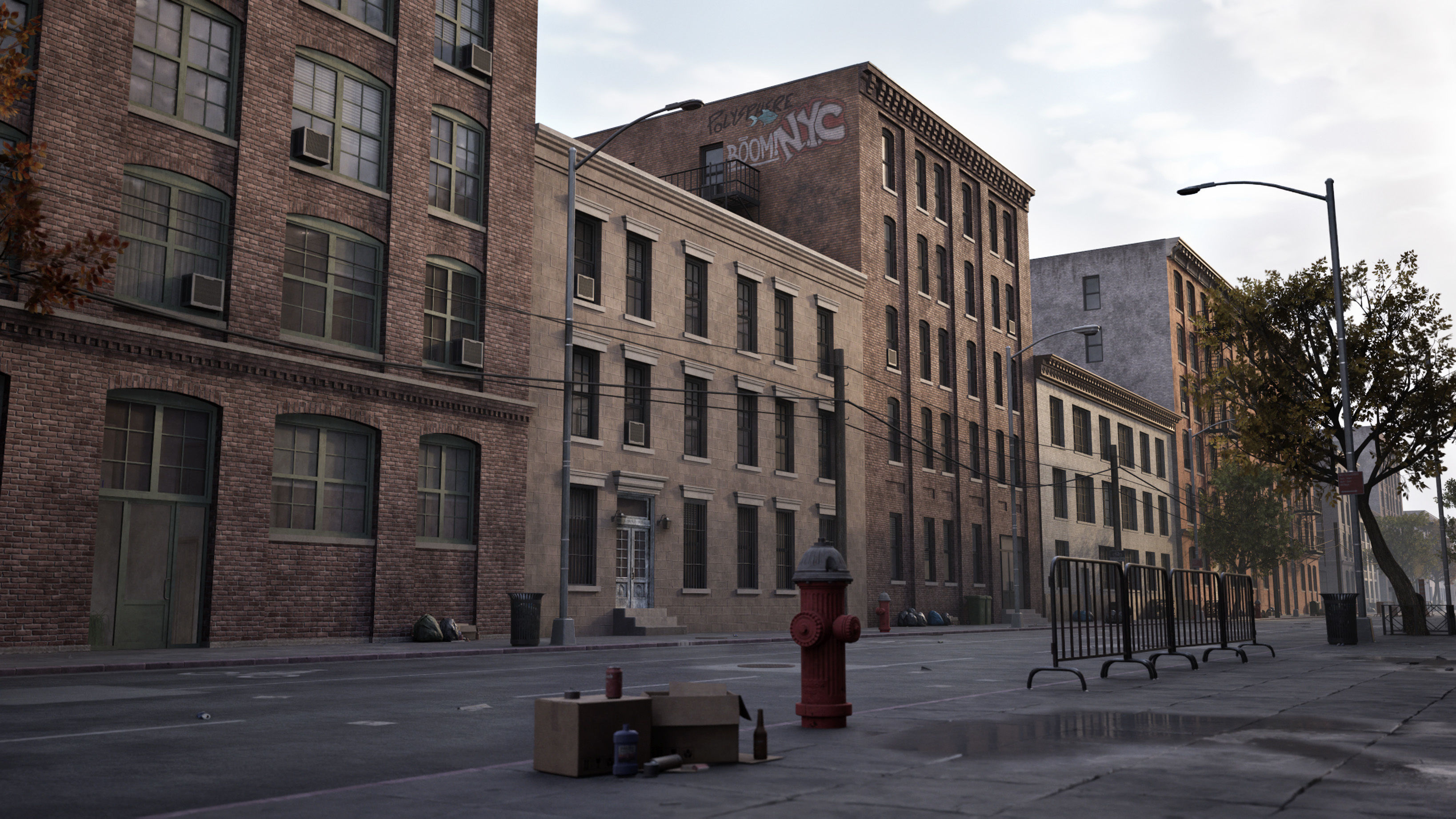 Industrial City Pack Low-poly 3D model_7