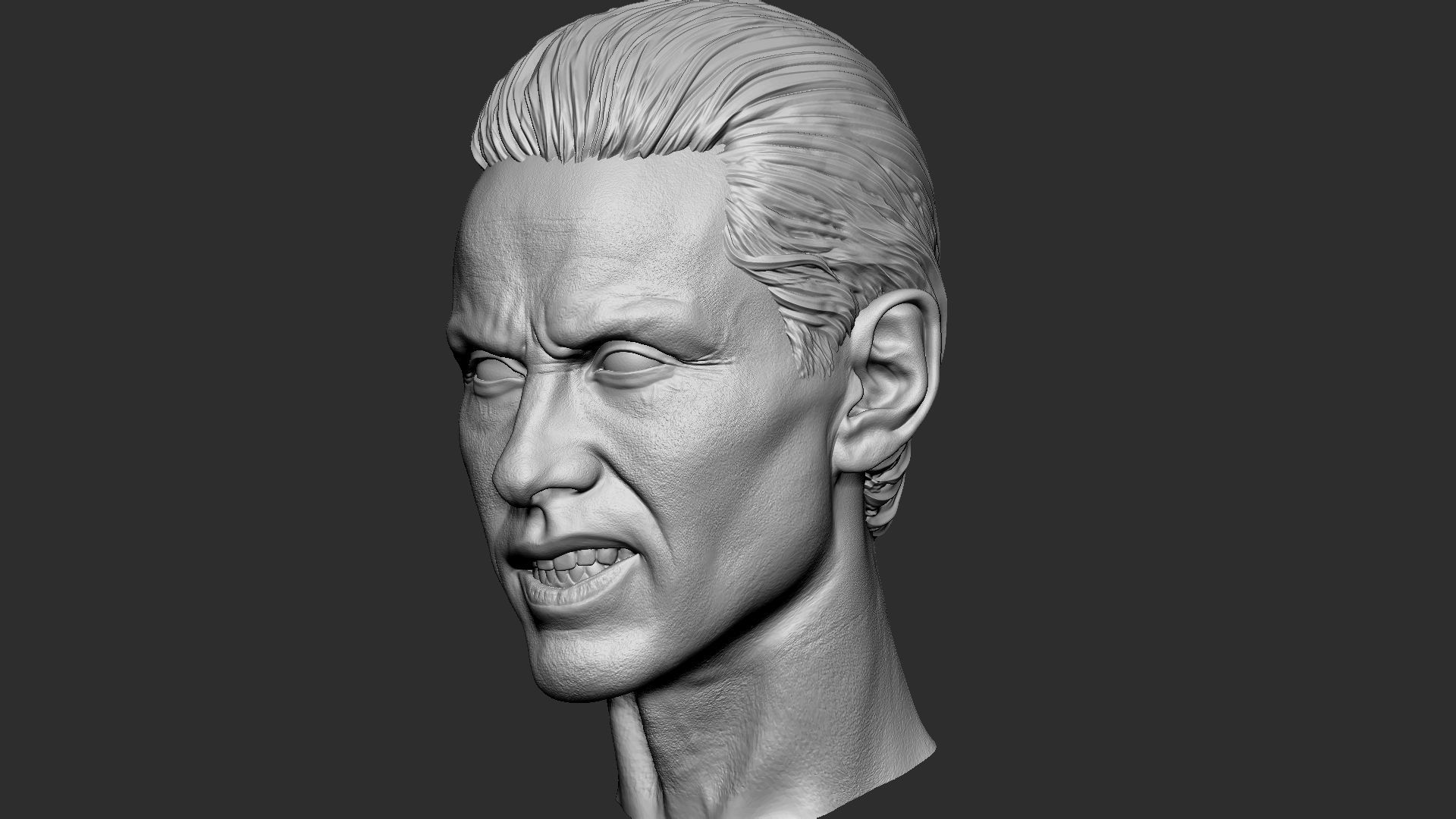 Jared Leto as Joker head 3D print model_15