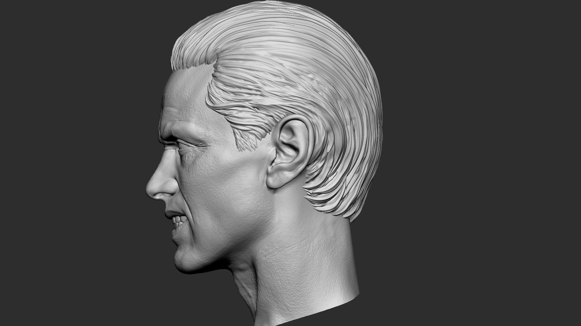 Jared Leto as Joker head 3D print model_18