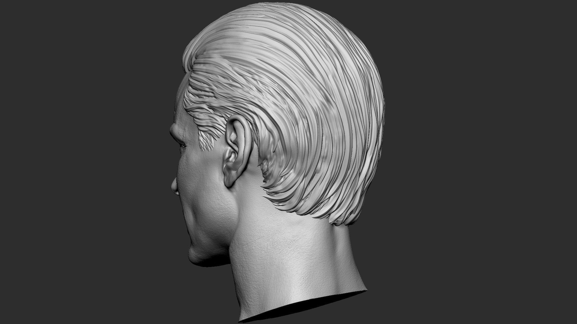 Jared Leto as Joker head 3D print model_19