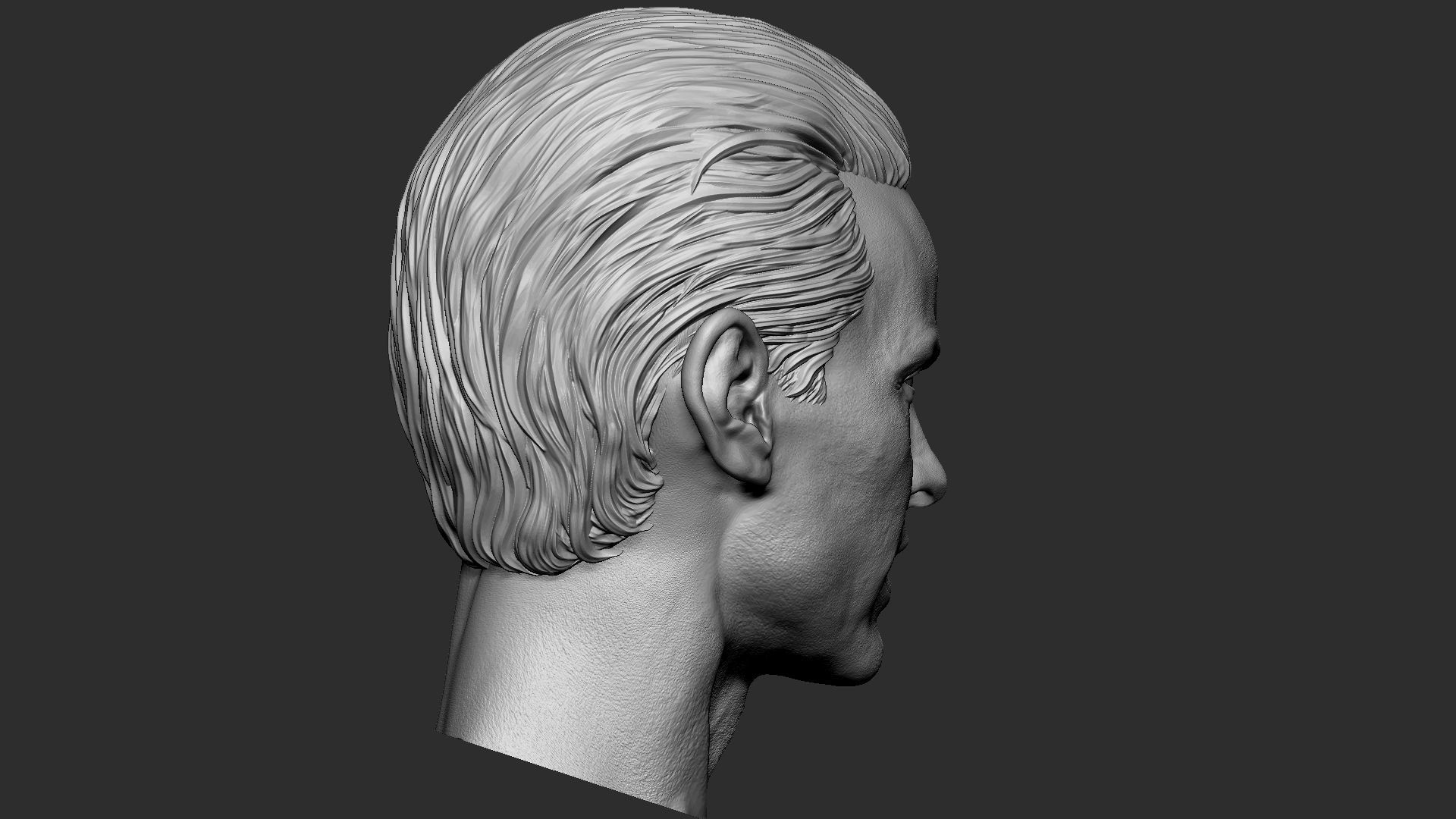Jared Leto as Joker head 3D print model_23