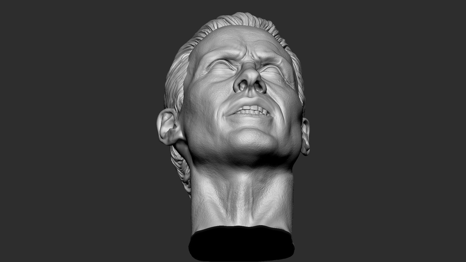 Jared Leto as Joker head 3D print model_16