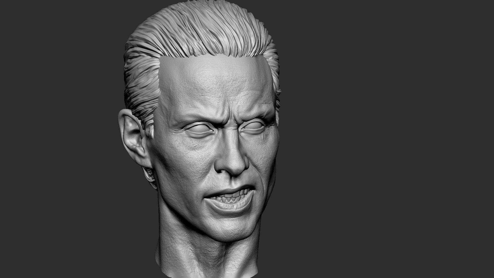Jared Leto as Joker head 3D print model_12