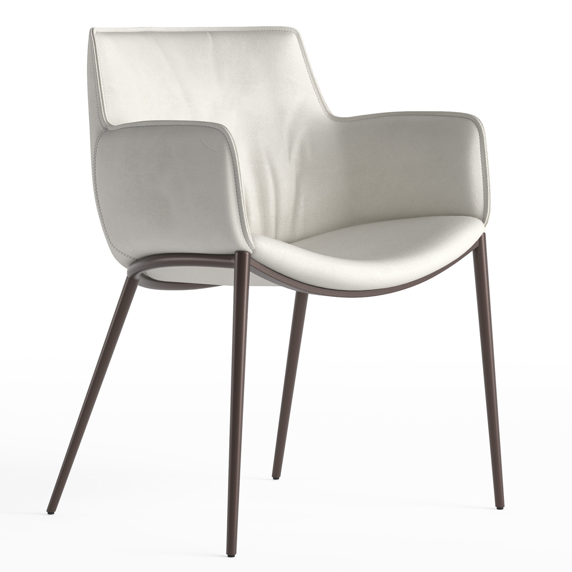 Cattelan Rhonda Chair and Yoda 3D model_4