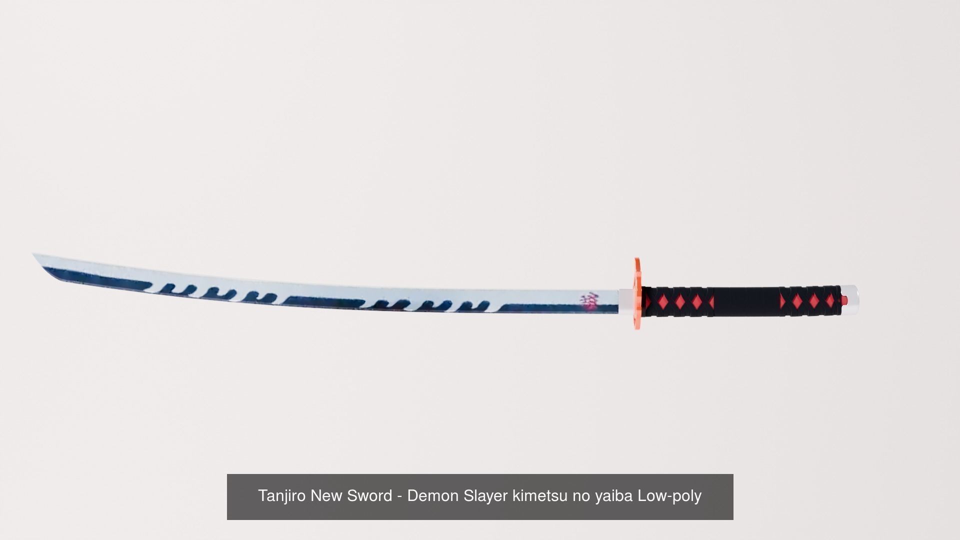Demon slayer Sword set - kimetsu no yaiba 3D print model 3D Model Collection_3