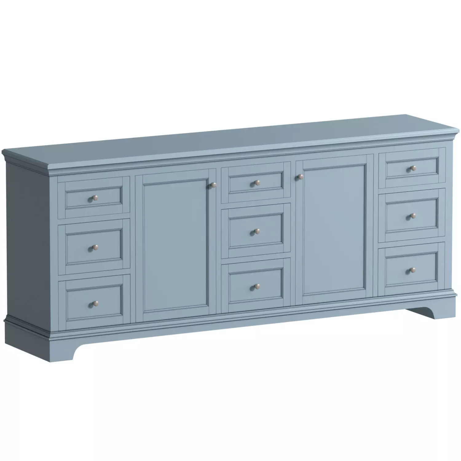 Blue Sideboards in a classic style buffet 3D model_0
