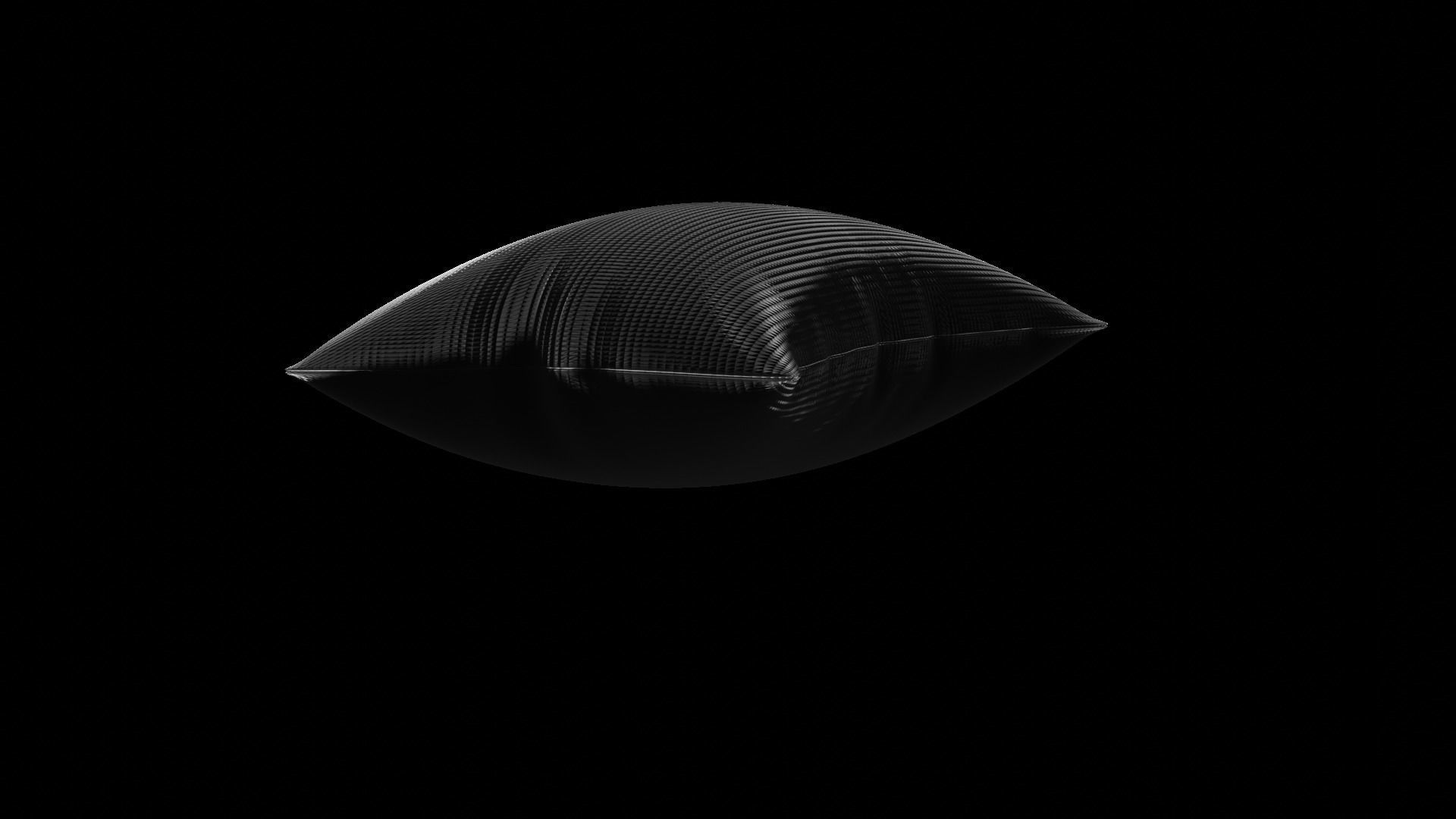 pillow-black  3D model_3