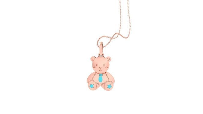 Panda Light Weight Kids Pendant Necklace Charms 3dm stl obj gltf 3D print model