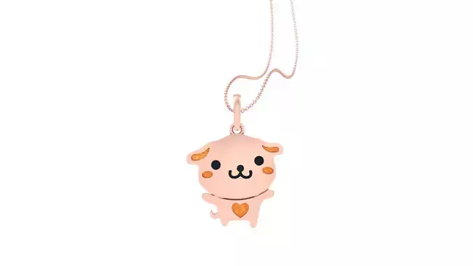 Panda Light Weight Kids Pendant Necklace Charms 3dm stl obj gltf 3D print model