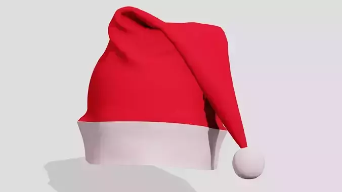 Red Santa Claus hat 