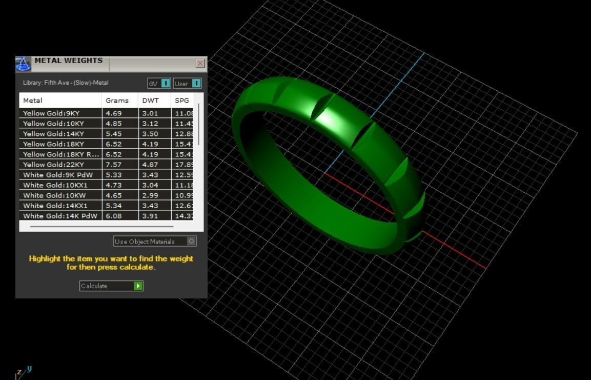 Wedding ring 0081 3D print model_43