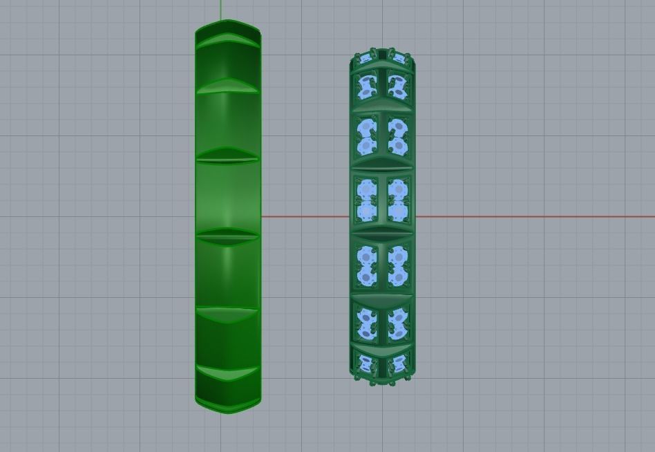 Wedding ring 0081 3D print model_32