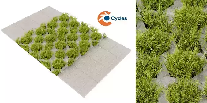 Collection plant vol 499 - blender model 