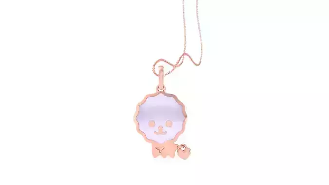 Puppy Dog Heart Light Weight Kids Pendant Necklace Charms 3dm 3D print model