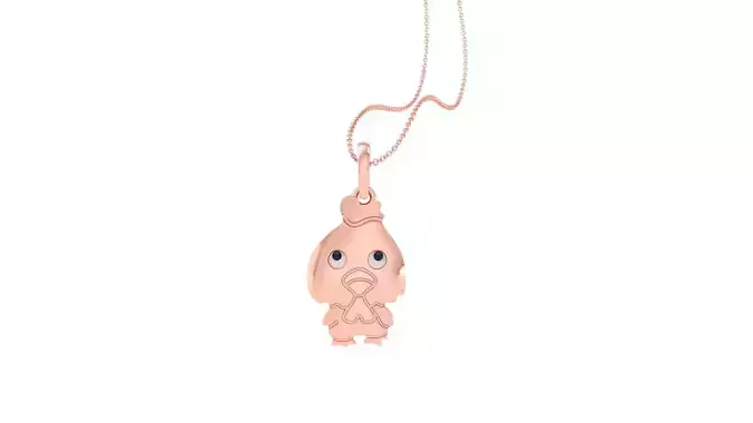 Tweet Bird Light Weight Kids Pendant Necklace Charms 3dm stl obj