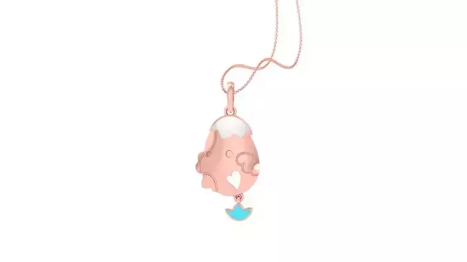 Bird Light Weight Kids Pendant Necklace Charms 3dm stl obj gltf