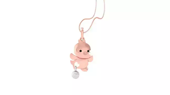  Tweet Bird Light Weight Kids Pendant Necklace Charms 3dm stl 3D print model