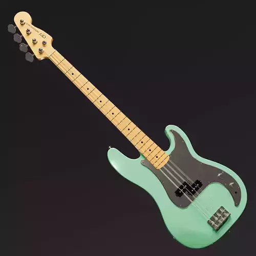 Precision Bass Green and Maple