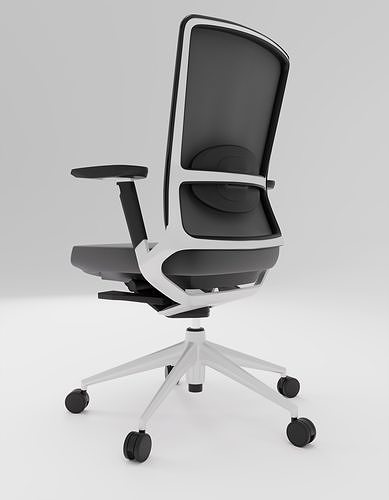 Computer chair TNK-500 3D model 2