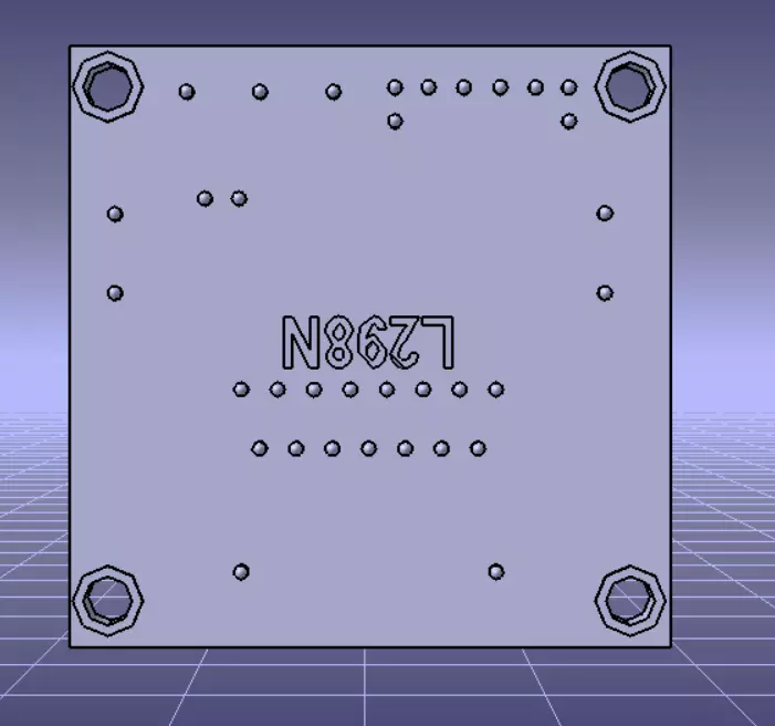 L298N MOTOR DRIVER CATIA 3D model_0