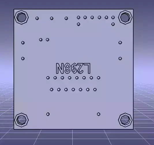 L298N MOTOR DRIVER CATIA 3D model L298N MOTOR DRIVER CATIA 3D model